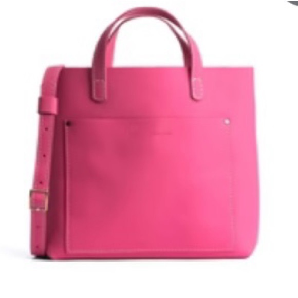 Portland Leather pink medium crossbody - Picture 3 of 16